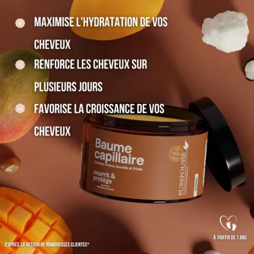 Purepousse Baume Capillaire nourrissant 150ml