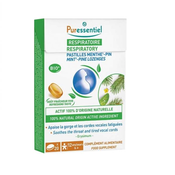Puressentiel Respiratoire Pastilles Menthe Pin 20 Pastilles