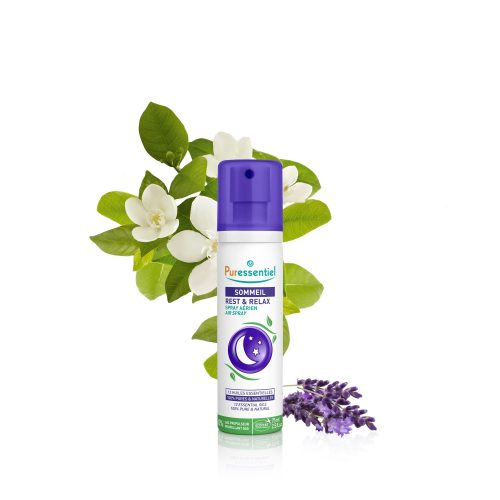 Puressentiel Spray Aérien Sommeil Au 12 huiles Essentielles 100% Pure et Naturelle pour Favoriser le Sommeil 75 ml