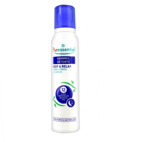 Puressentiel Spray Aérien Sommeil : Au 12 huiles Essentielles 100% Pure et Naturelle pour Favoriser le Sommeil 200 mll