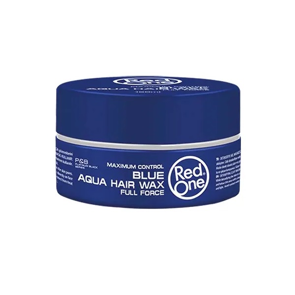 Red One Aqua Wax Full Force Bleu Cire Pour Cheveux 150ml