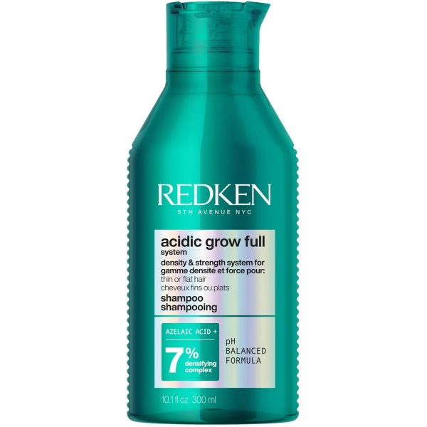 Redken Acidic Grow Full System Shampooing Fortifiant Pour Cheveux Fins Et En Manque De Densité 300ml