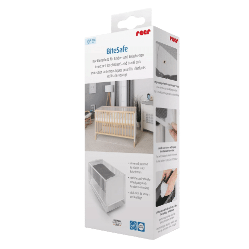 Reer Moustiquaire BiteSafe pour Lit Bébé et Lit de Voyage 1 Pièce