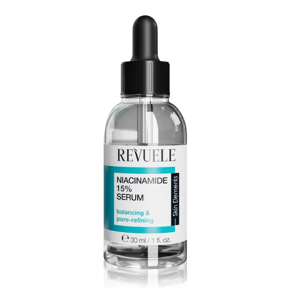 Revuele Niacinamide 15% Sérum Lissant Anti Pores Dilatés et Éclaircissant 30ml