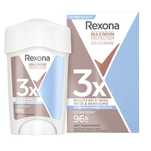 Rexona Déodorant Stick Clean Scent 96H Anti Transpirant 50 ml