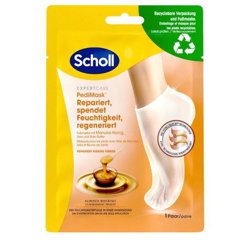 scholl-chaussettes-masque-nourrissant-dakar-universcosmetix Dr. Scholl Chaussettes Masque Nourrissant pour Pieds au Miel de Manuka 2 pièces