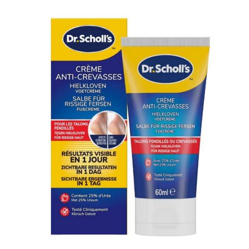 Dr. Scholl Crème Pieds Onguent Réparateur Actif Talons Crevassés à l'Urée et Kératine 60 ml