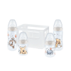 NUK Kit Disney Winnie l’Ourson Boîte avec 4 Biberons + Contrôle Température Age 0 à 6 mois