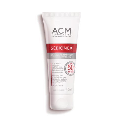 sebionex-gel-spf50-1 Acm Laboratoire Sébionex gel spf 50+ gel solaire matifiant 40 ml