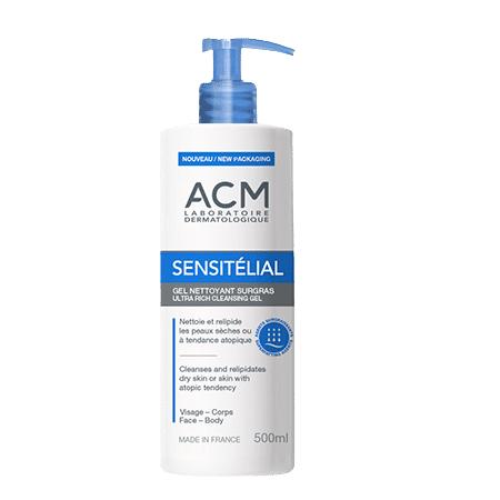 sensitelial-gel ACM Sensitélial Gel Nettoyant Surgras Doux Quotidien 500 ml