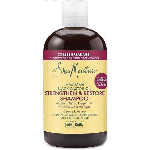Shea Moisture Jamaican Black Castor Oil Shampoing à l'Huile de Ricin 384 ml