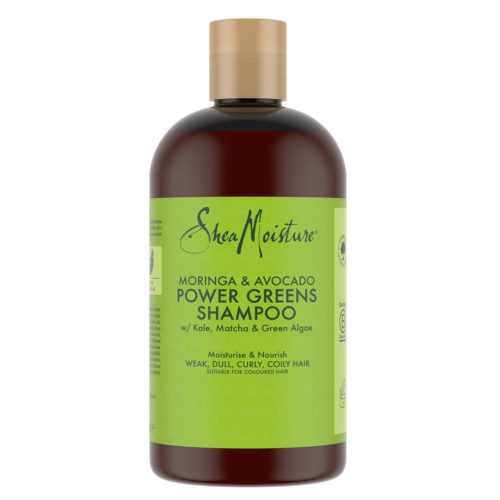 Shea Moisture Shampoing Moringa & Avocado Power Greens Hydratant Nourrisant 384 ml