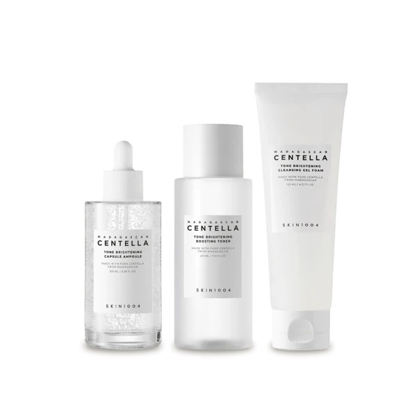 Skin1004 Madagascar Centella Brightening Kit Éclat Anti-tache et Illuminatrice