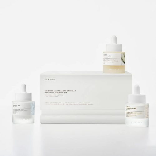Skin1004 Coffret d'Ampoules pour Éclat et Anti Age à la Centella de Madagascar 3 pièces
