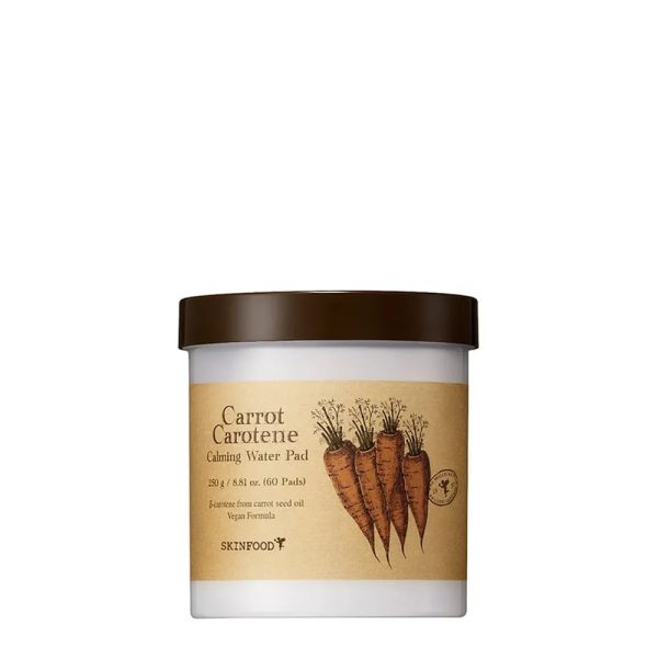 Skinfood Lingettes Tonifiantes Apaisantes et Anti Rougeur Peaux Sensibles 60 Pièces