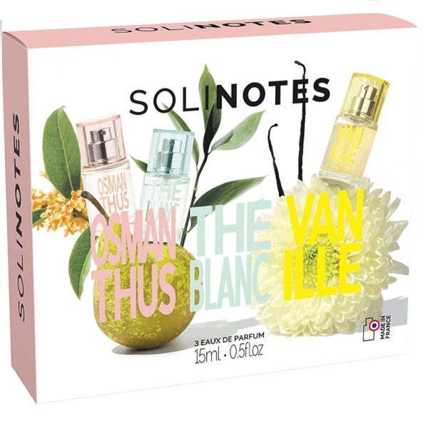 Solinotes Coffret Découverte Osmanthus Thé Blanc Vanille 3 EDP De 15ml