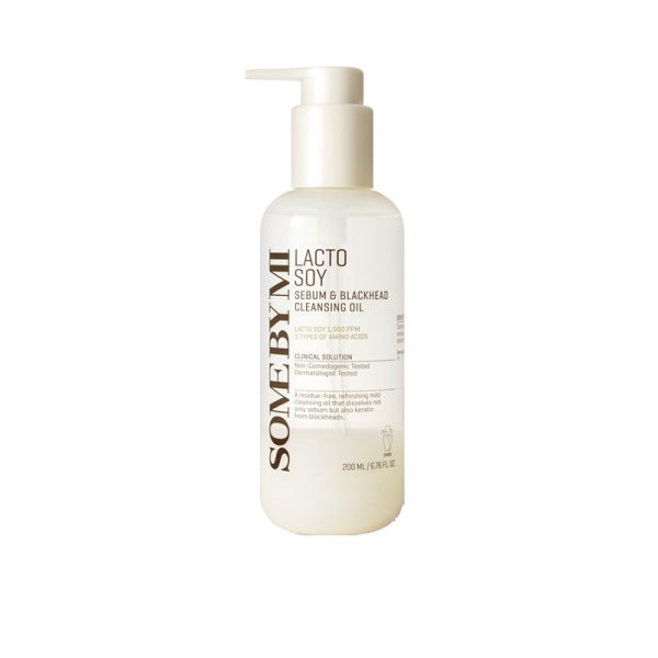 Some By Mi Huile Nettoyante Douce Équilibrante Lacto Soy Sebum and Blackhead 200 ml