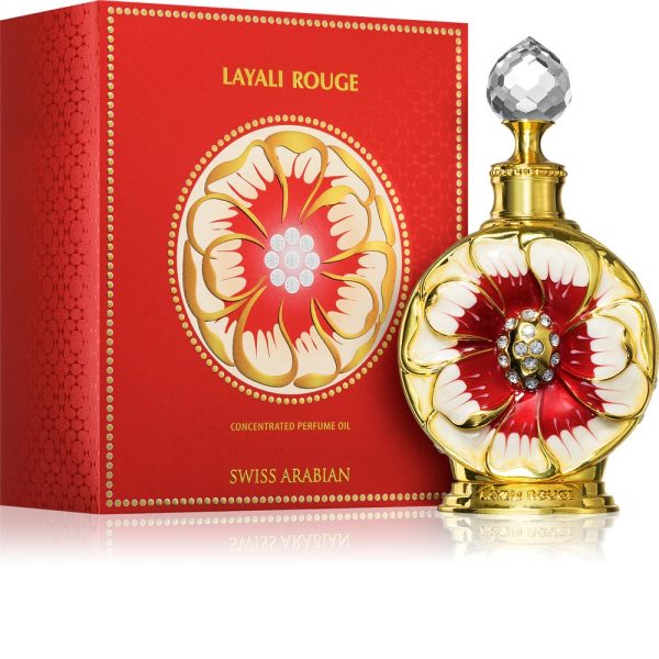 Swiss Arabian Layali Rouge Huile Parfumée pour Femme 15ml