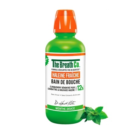 The Breath Co Bain de Bouche Menthe Douce 500ml