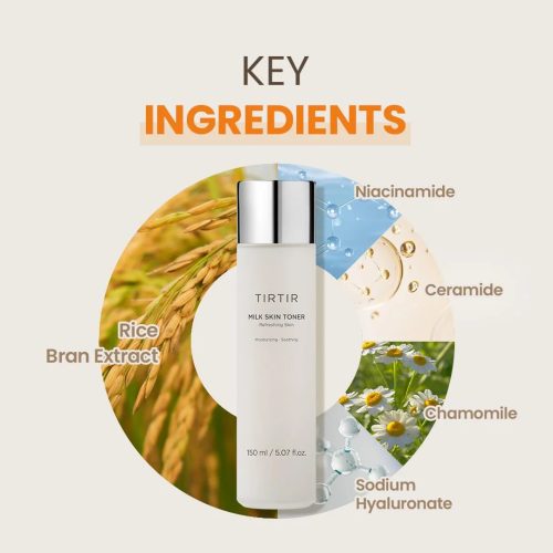 Tirtir Lait Tonique Illuminatrice Anti Imperfections Tous Types de Peaux 150 ml