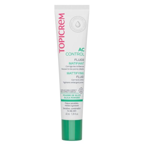 Topicrem Ac Control Fluide Matifiante Peaux Mixtes à Grasses à Tendance Acnéique 40ml