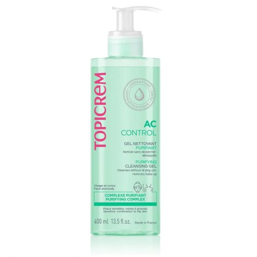 Topicrem Ac Gel Nettoyant Purifiant Peaux Mixtes A Grasses 400ml