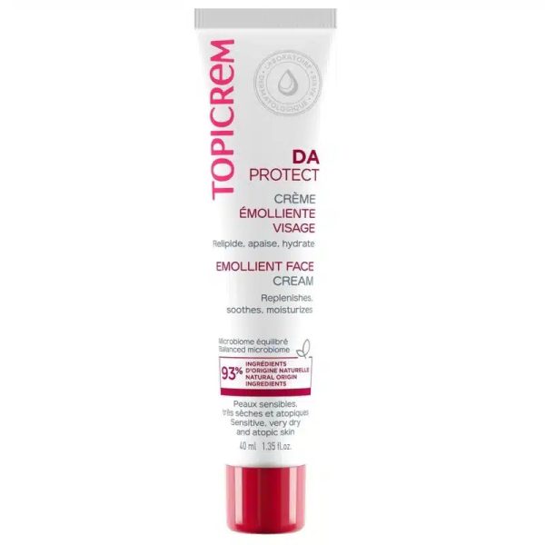 Topicrem DA PROTECT Crème Émolliente Visage 40 ml