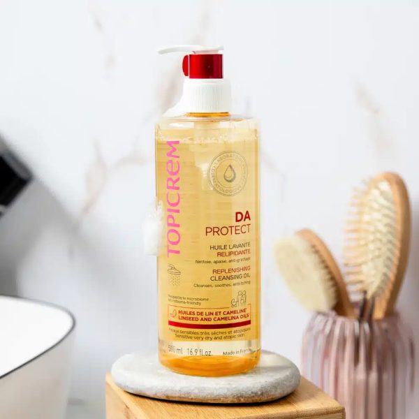 Topicrem DA Protect Huile Lavante Relipidante et Apaisante 500 ml