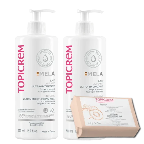 topicrem-lait-savon-dakar-universcosmetix-1 Topicrem Mela Duo Lait Mela + Savon