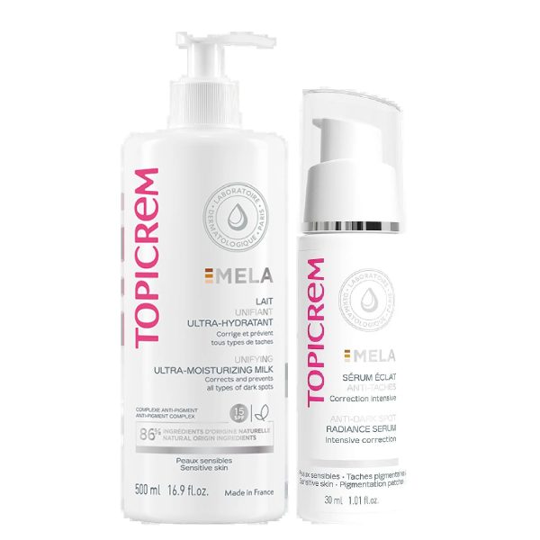Topicrem Mela Pack Lait + Mela Sérum Booster