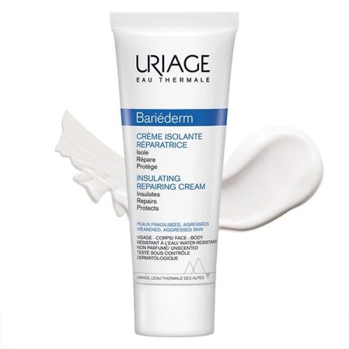 uriage-bariederm-creme-isolante-reparatrice-dakar-universcosmetix-1 Uriage Bariederm Crème Isolante Réparatrice Peaux Agressées et Irritées Sans parfum 75 ml