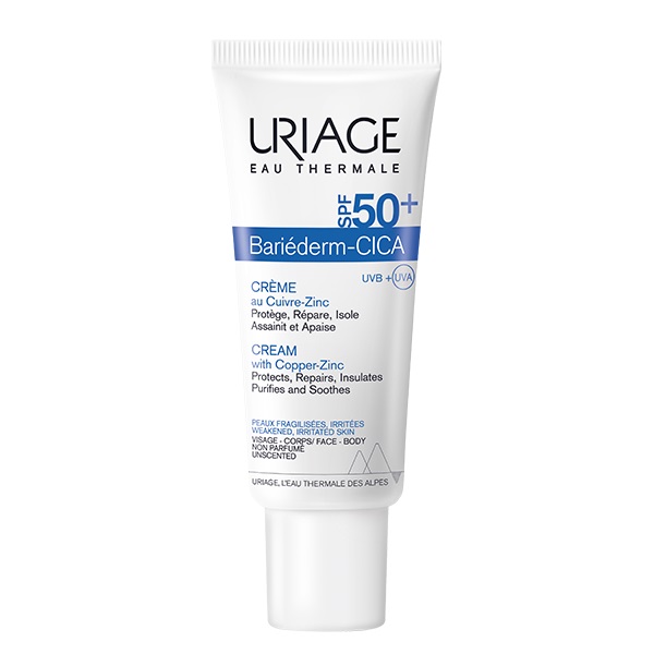 Uriage Bariéderm Cica Crème Au Cuivre Zinc Spf 50+ 40ml