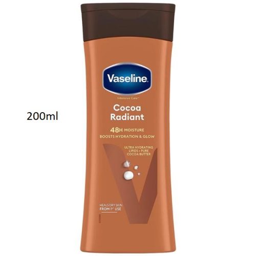 Vaseline Cocoa Lait Hydratant Corps au Beurre de Cacao 200 ml