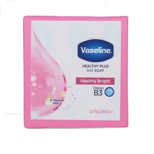 vaseline-healthy-plus-barre-de-savon-healty-bright-avec-vitamine-b3-lot-de-3-x-75g-dakar-universcosmetix Vaseline Healthy Plus Barre de Savon Healty Bright avec Vitamine B3 – Lot de 3 x 75g
