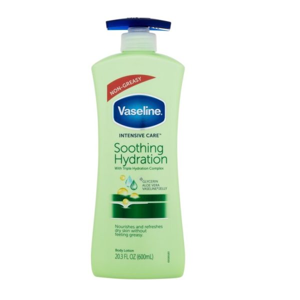 Vaseline Lait Soin Intensif d'Hydratation Apaisante Peau Sèche 600 ml