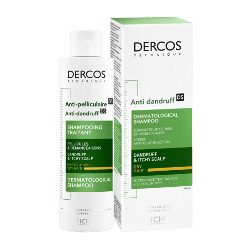 Vichy Dercos Shampooing Traitant Antipelliculaire Cheveux Secs 200ml