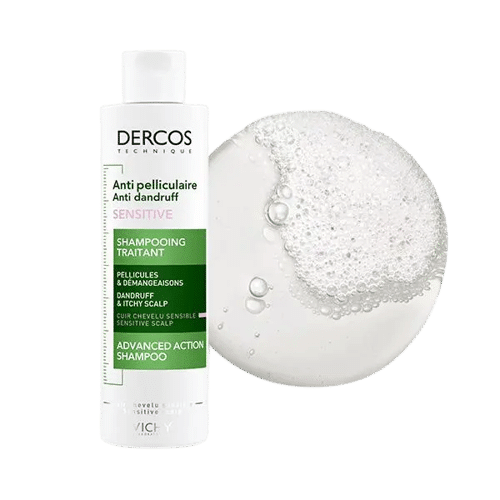 Vichy Dercos Shampooing Traitant Anti-Pelliculaire Cuir Chevelu Sensible 200ml