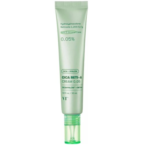 VT Crème au Rétinol 0.05 % Cica Reti A Anti-Rides Anti Pores Dilatés Lissante Raffermissante Élasticité de la Peau 30 ml