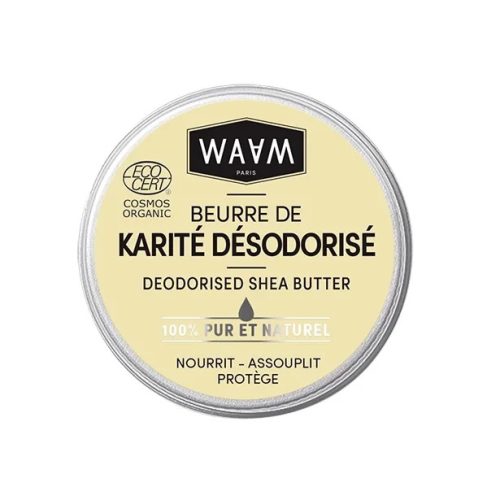 Waam Beurre de Karité Désodorisé BIO Visage Corps et Cheveux 100 ml