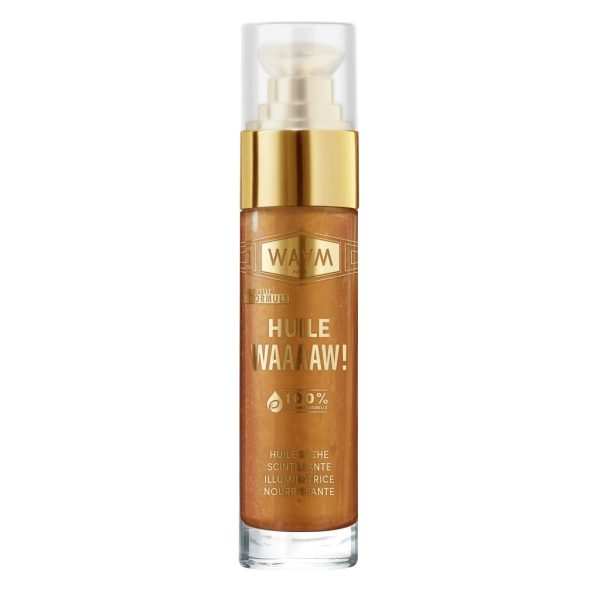 Waam Huile Scintillante WAAAAW Illuminatrice Nourrissante Bronzage 50 ml